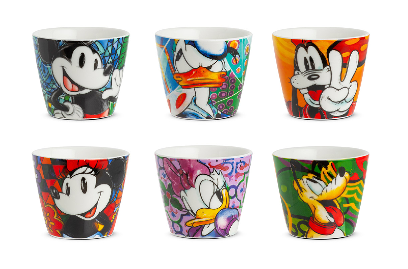 Porzellan Espressotassen forever & ever 6er Set Disney