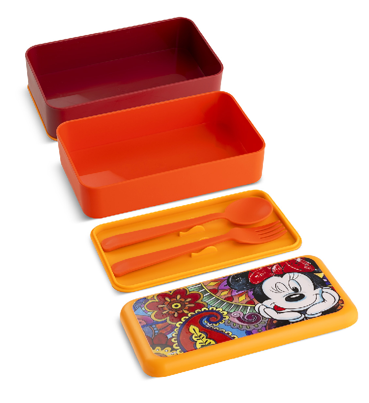 Kunststoff Lunchbox "Minnie" forever & ever in Geschenkverpackung