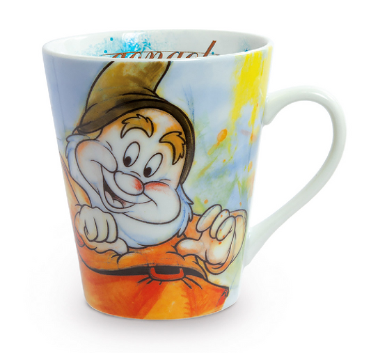 Porzellan Tasse 7 Zwerge "Happy" - 380 ml