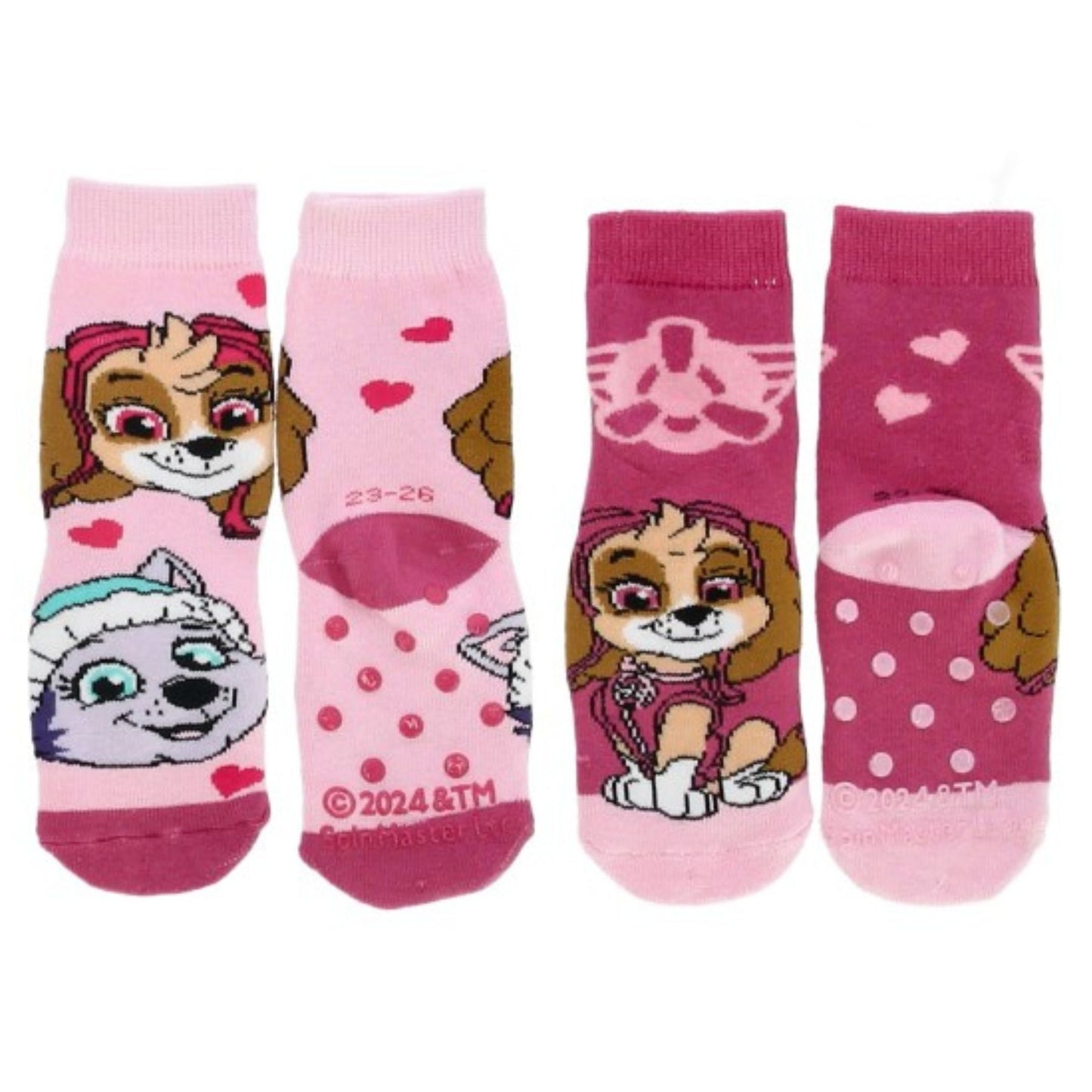 Paw Patrol 2er-Pack  Anti-Rutsch Socken