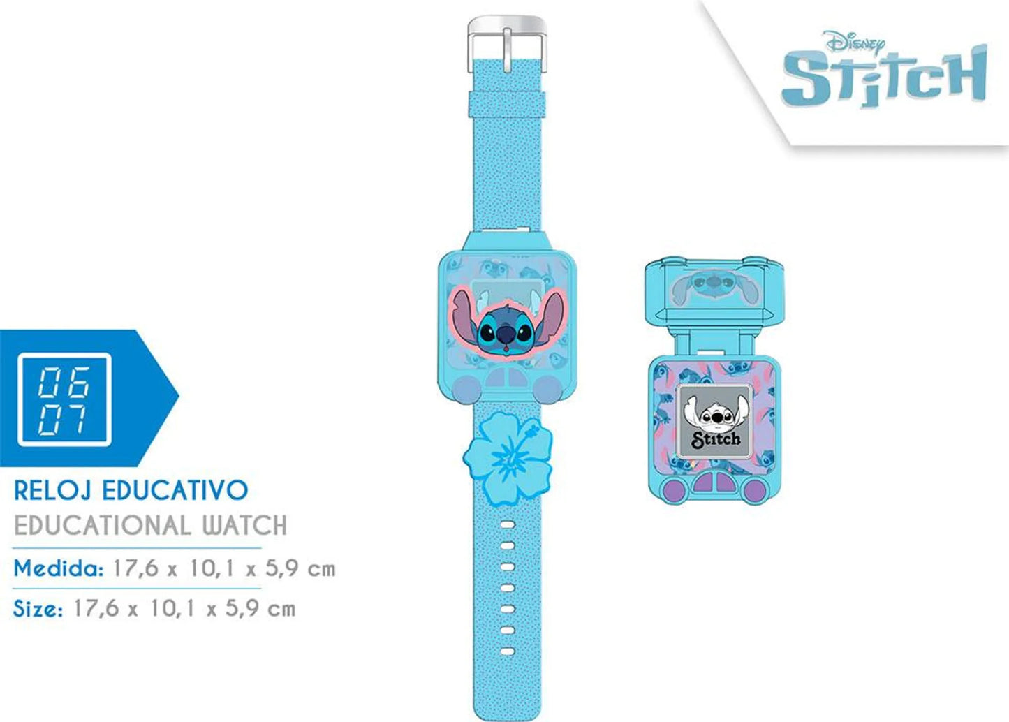 Stitch Pädagogische Digitaluhr