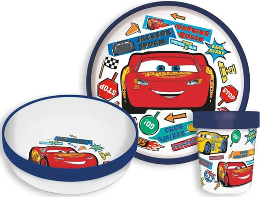 Disney Cars Geschirrset Mikroplastik-Set
