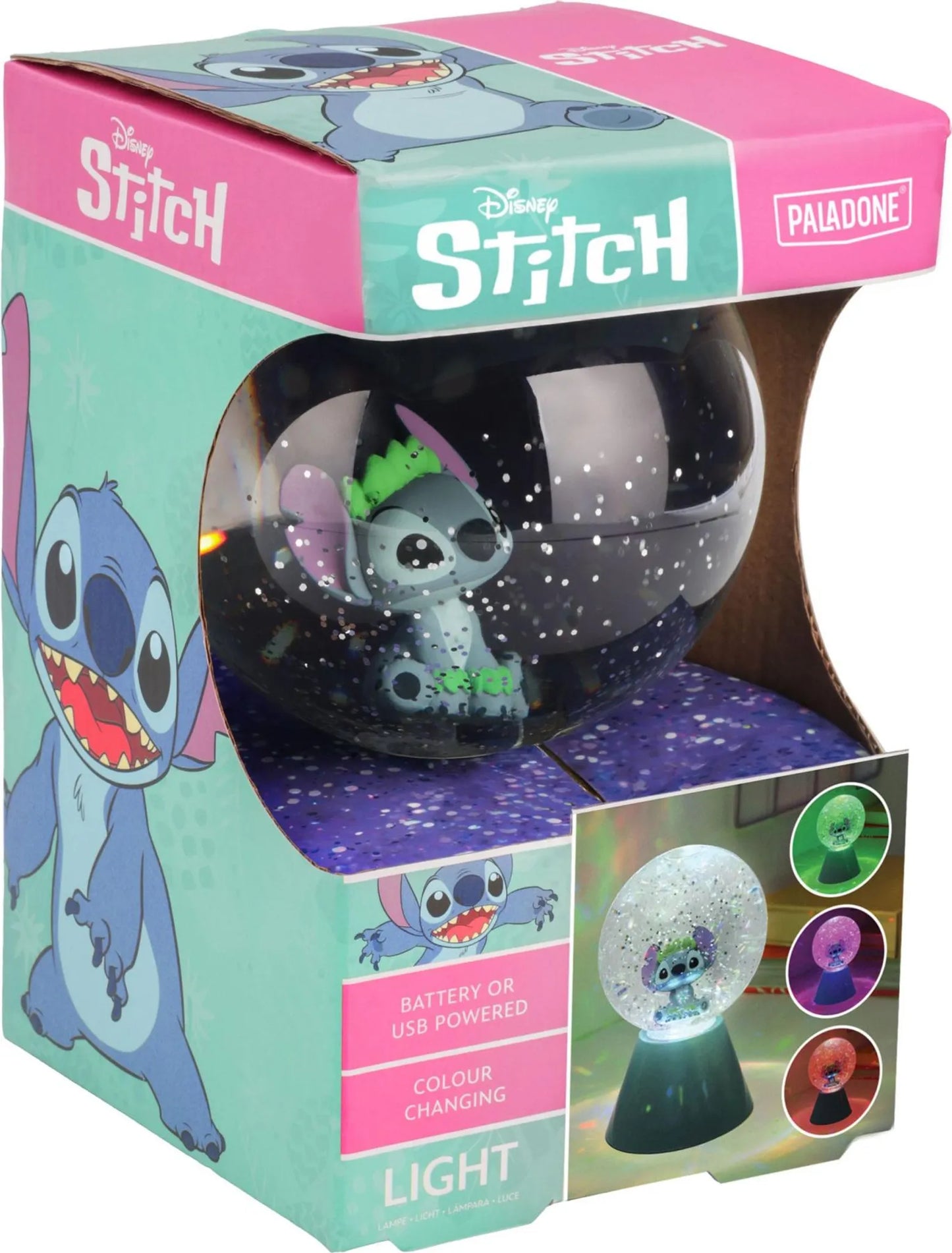 Lilo & Stitch LED-Lampe Glitter Ball