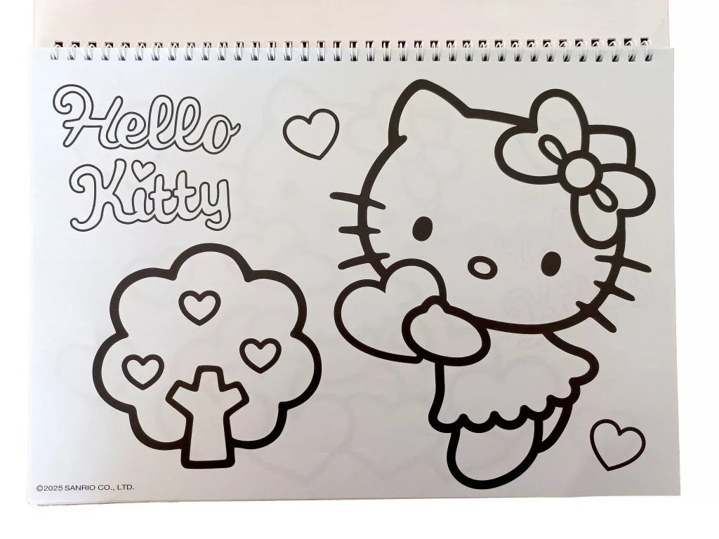 Hello Kitty Sweetheart Spiral-Skizzenbuch
