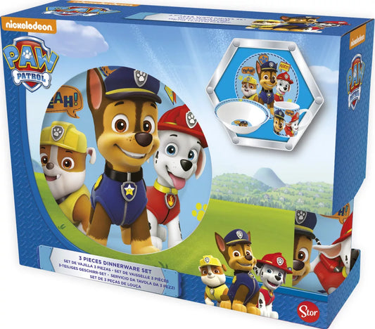 Vorbestellung Paw Patrol Porzellan-Geschirrset in Geschenkbox