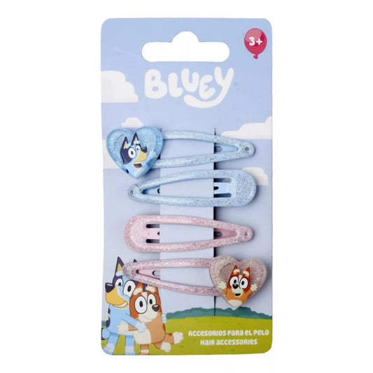 Bluey Haarklammer Set 4 Stk