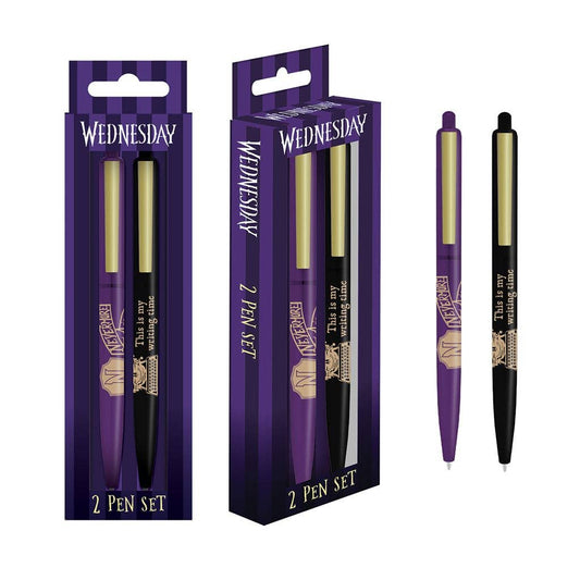 Wednesday (Nevermore) Stiftset 2er-Pack