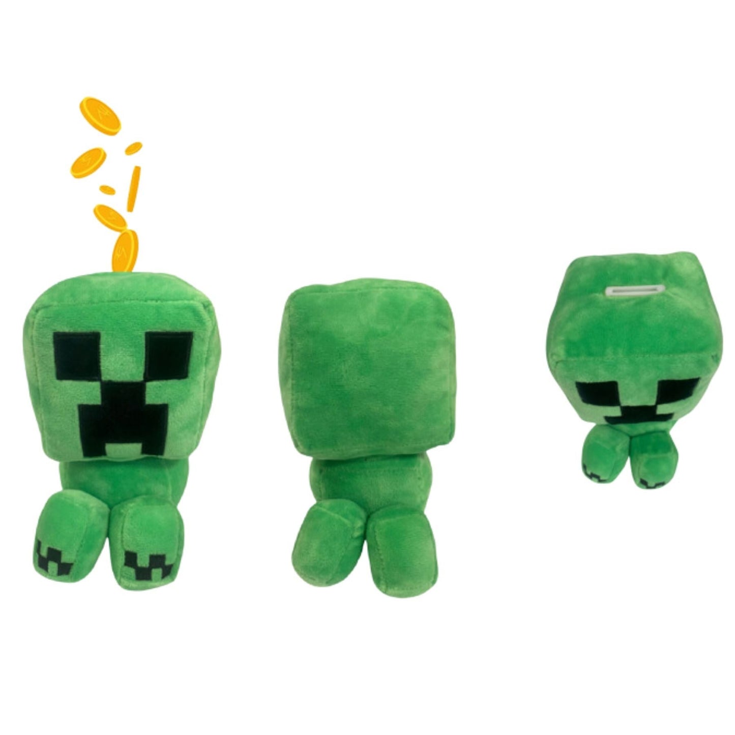 Spardose Minecraft Plüschfigur Geldbox für Jungen und Mädchen