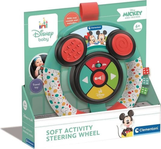 CLEMENTONI Weiches interaktives Lenkrad Disney Mickey Mouse