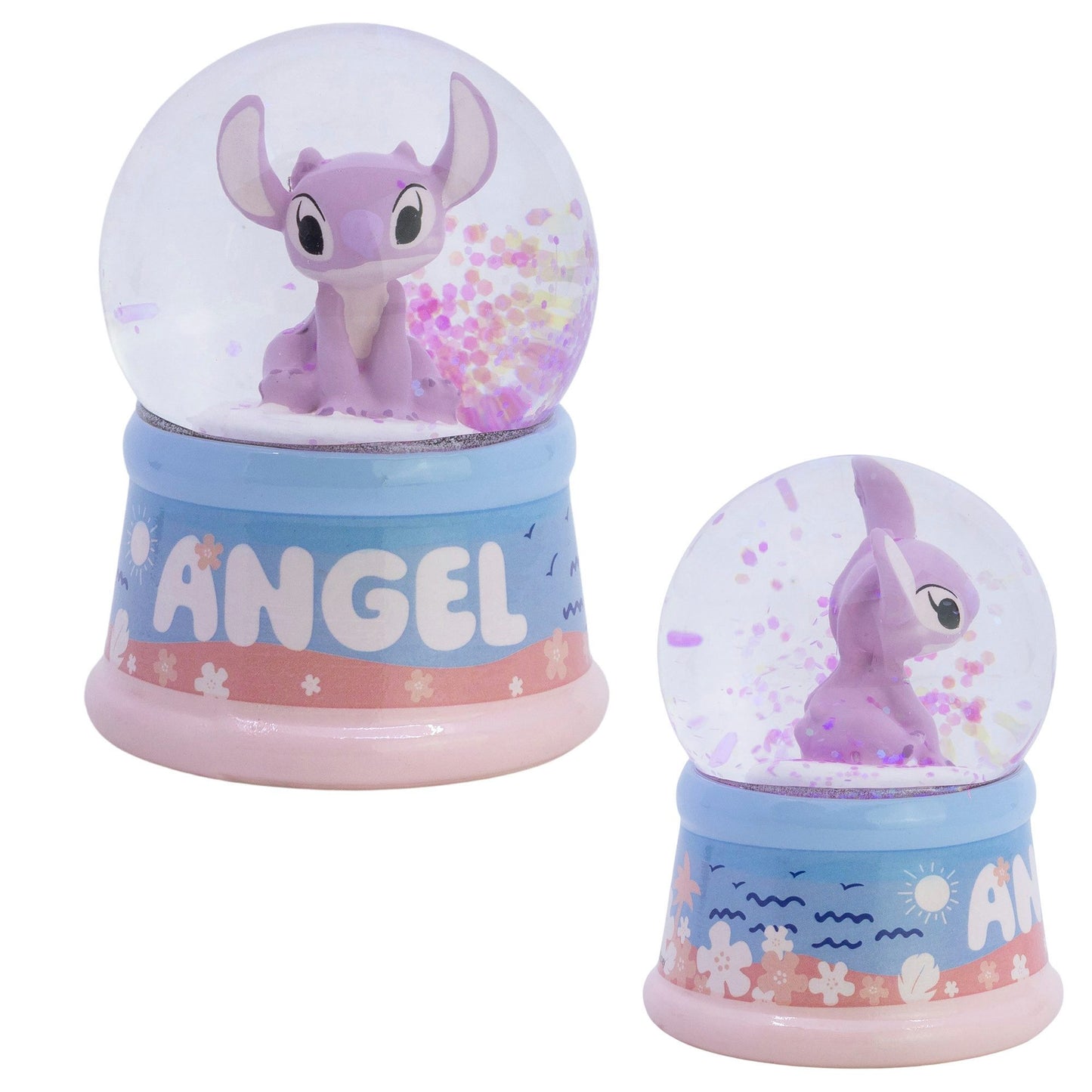 Disney Lilo und Stitch Angel - Schneekugel aus Glas - 10 cm