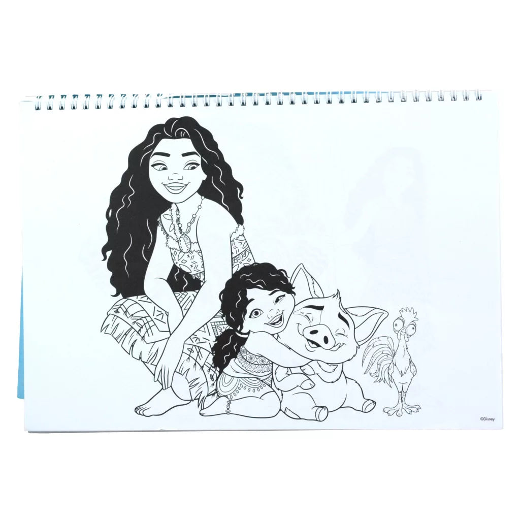 Disney Vaiana Together Again  Spiral-Skizzenbuch