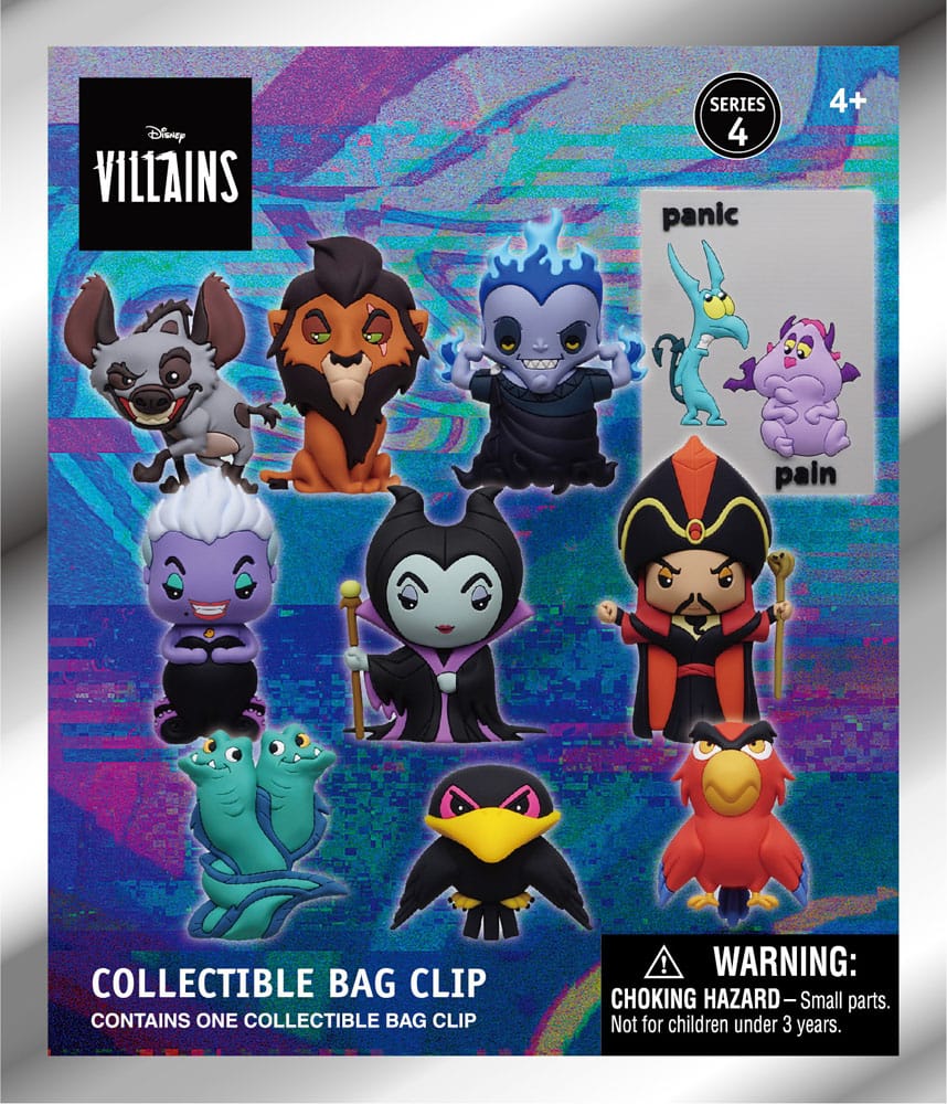 Disney 3D PVC-Taschenanhänger Villains Serie 4