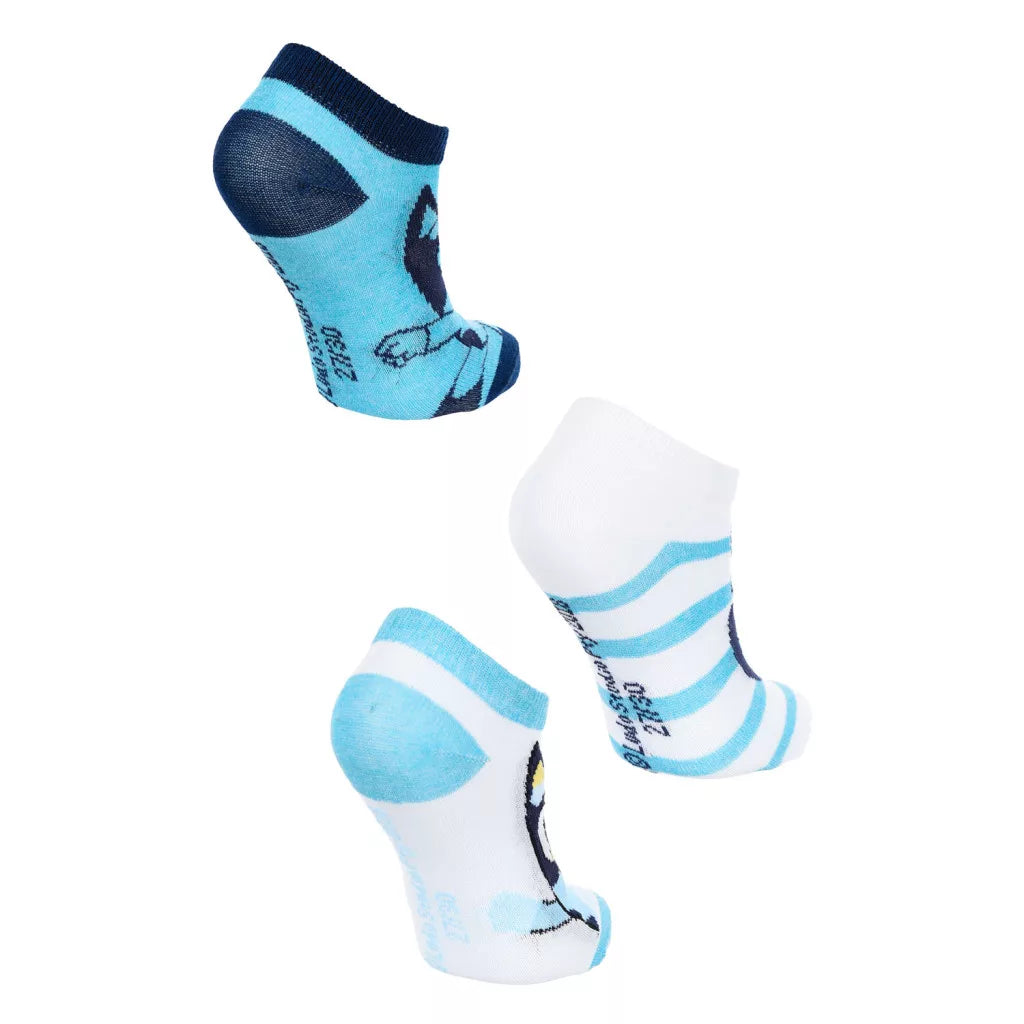 Bluey Kinder-Sneaker-Socken  3er Pack
