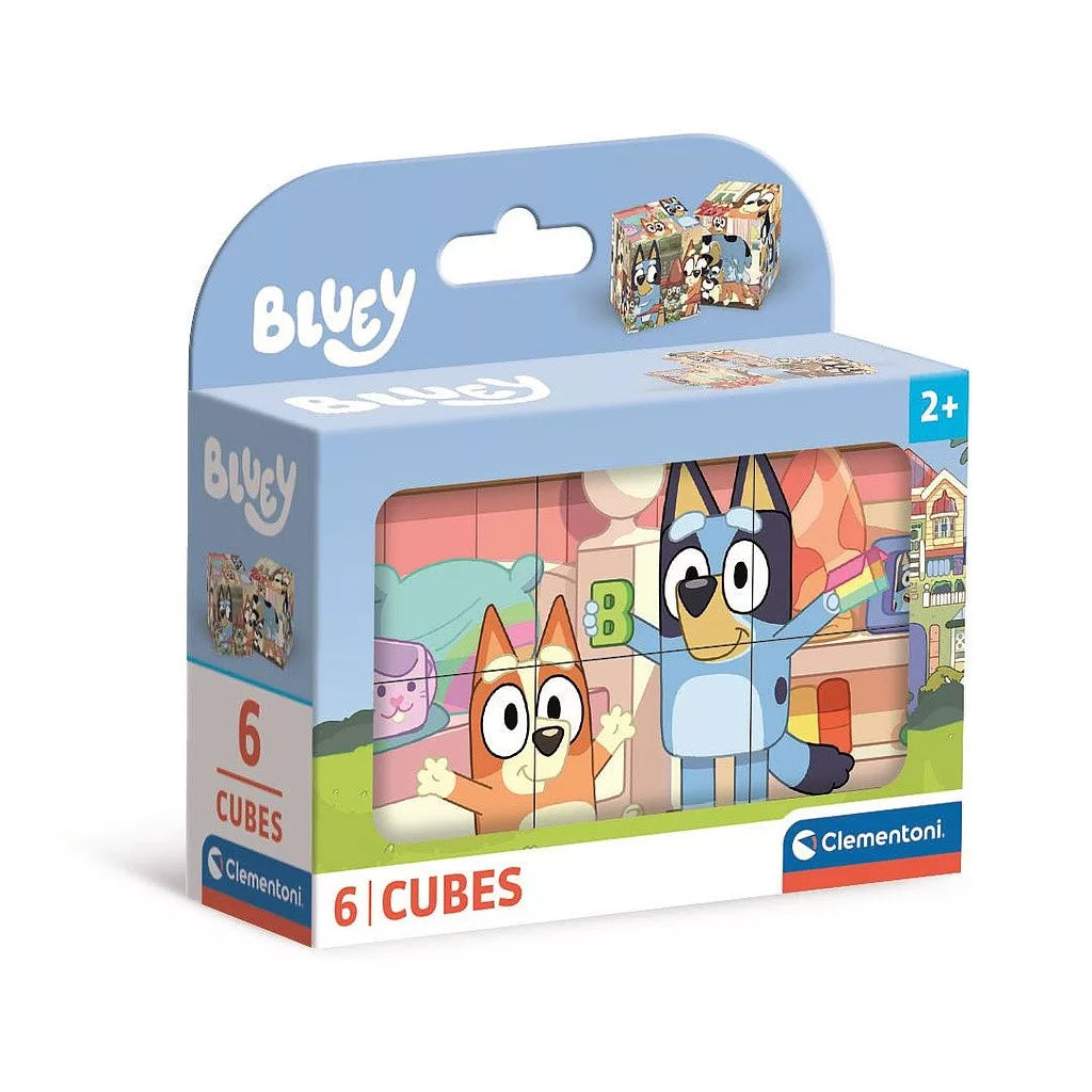 Bluey Märchenwürfel 6er-Set Clementoni