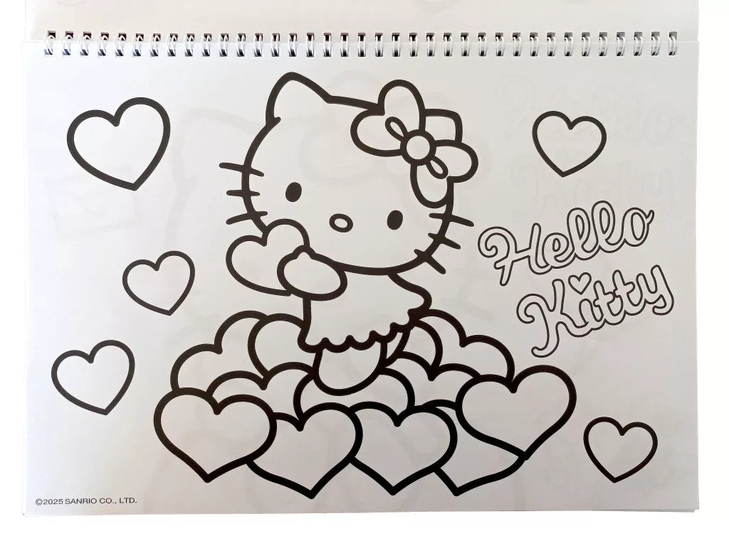 Hello Kitty Sweetheart Spiral-Skizzenbuch