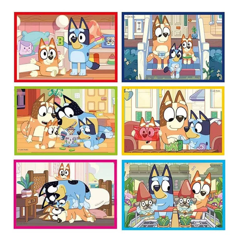 Bluey Märchenwürfel 6er-Set Clementoni