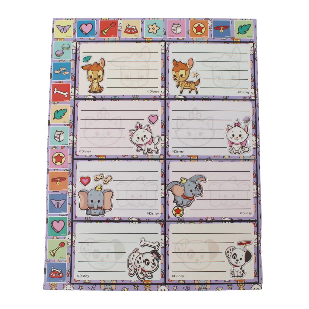 Disney Classics  Heftetikett mit Aufkleber 16er Pack