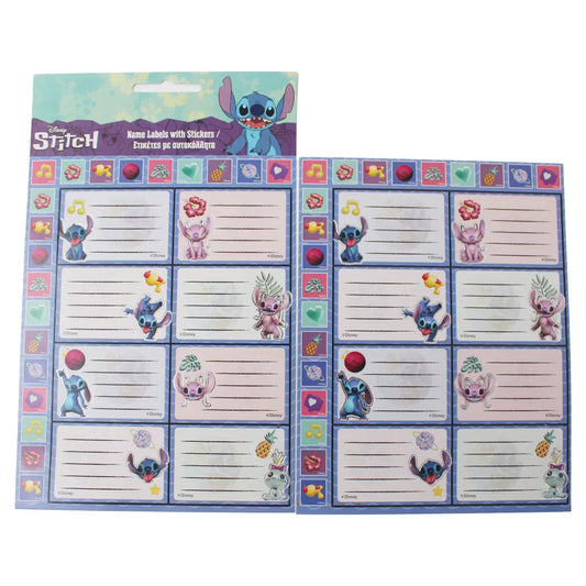 Disney Lilo und Stitch Heftetikett mit Aufklebern