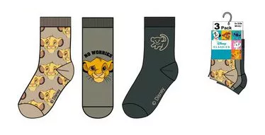 3er-Pack Disney Der König der Löwen Kinder Socken