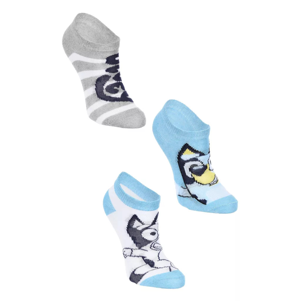 Bluey Kinder-Sneaker-Socken  3er Pack