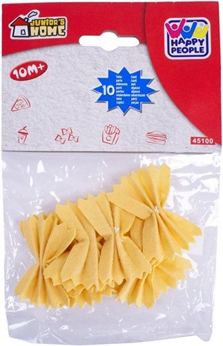Happy People Junior's Home Plüsch Pasta 10 Teilig Farfalle