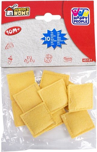 Happy People Junior's Home Plüsch Pasta 10 Teilig Ravioli