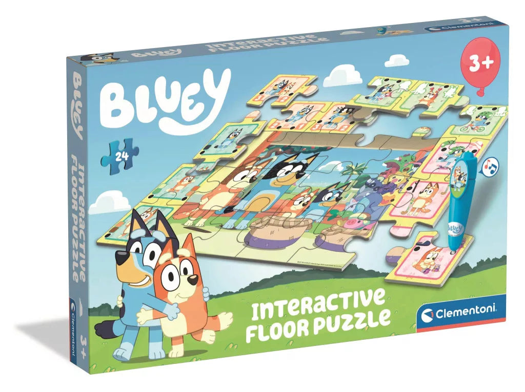 Bluey interaktives 24-teiliges Puzzle Clementoni