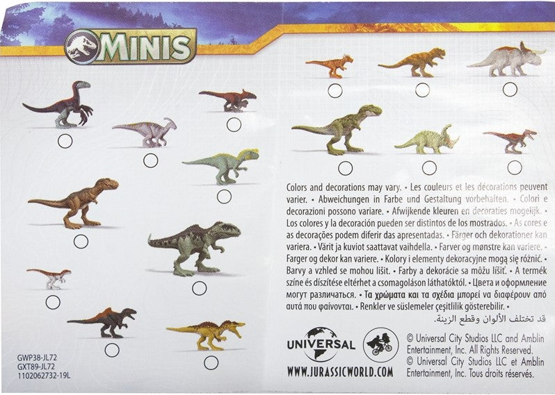 Jurassic World Dominion Minis Figure blindbox