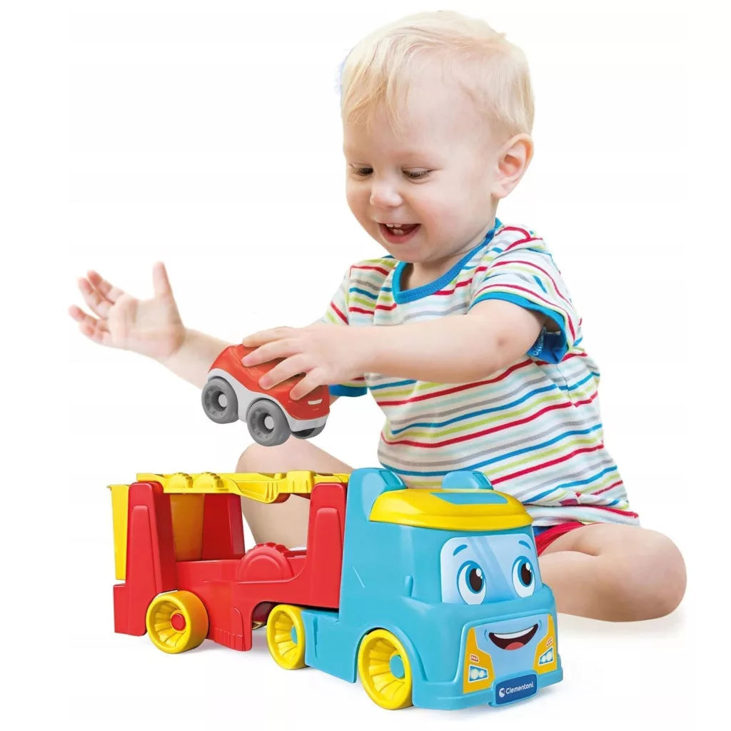 Fahrzeug Team Bunter Flip-Auto-Transporter 2 in 1 Clementoni