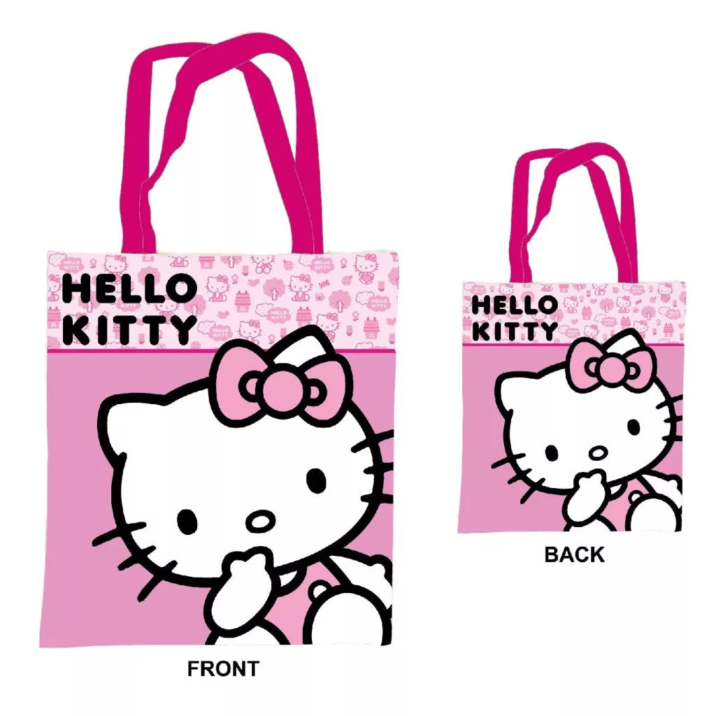 Hello Kitty Pink Stofftasche Einkaufstasche