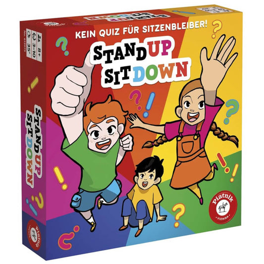Stand Up Sit DownKein Qiuz Für Sitzenbleiber