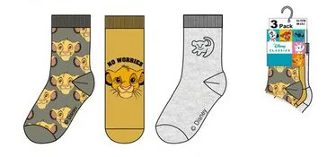 3er-Pack Disney Der König der Löwen Kinder Socken