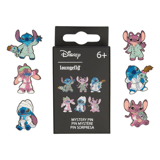 Disney by Loungefly Ansteck-Pins Blind Box Stitch and Angel