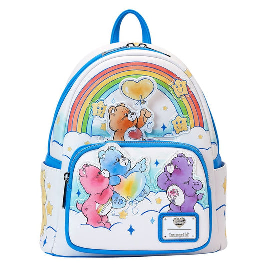 Vorbestellung Die Glücksbärchis by Loungefly Mini Rucksack Rainbow