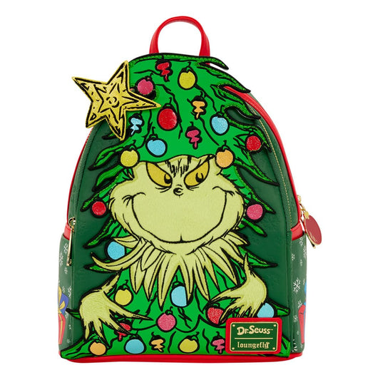 Vorbestellung Dr. Seuss by Loungefly Mini Rucksack Grinch Holiday