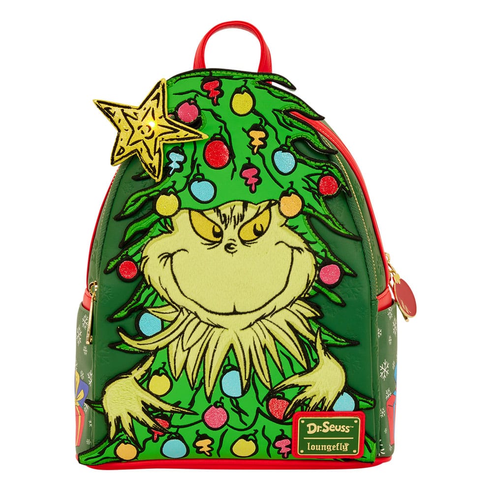Vorbestellung Dr. Seuss by Loungefly Mini Rucksack Grinch Holiday