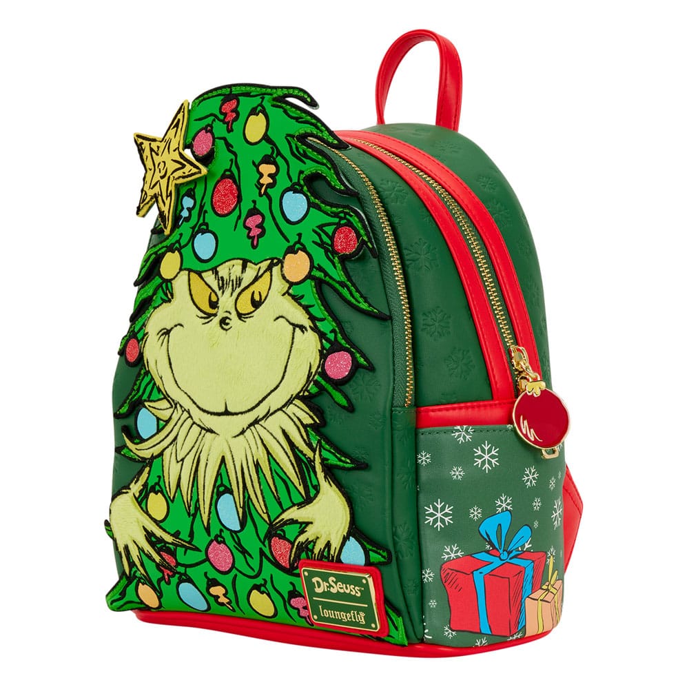 Vorbestellung Dr. Seuss by Loungefly Mini Rucksack Grinch Holiday