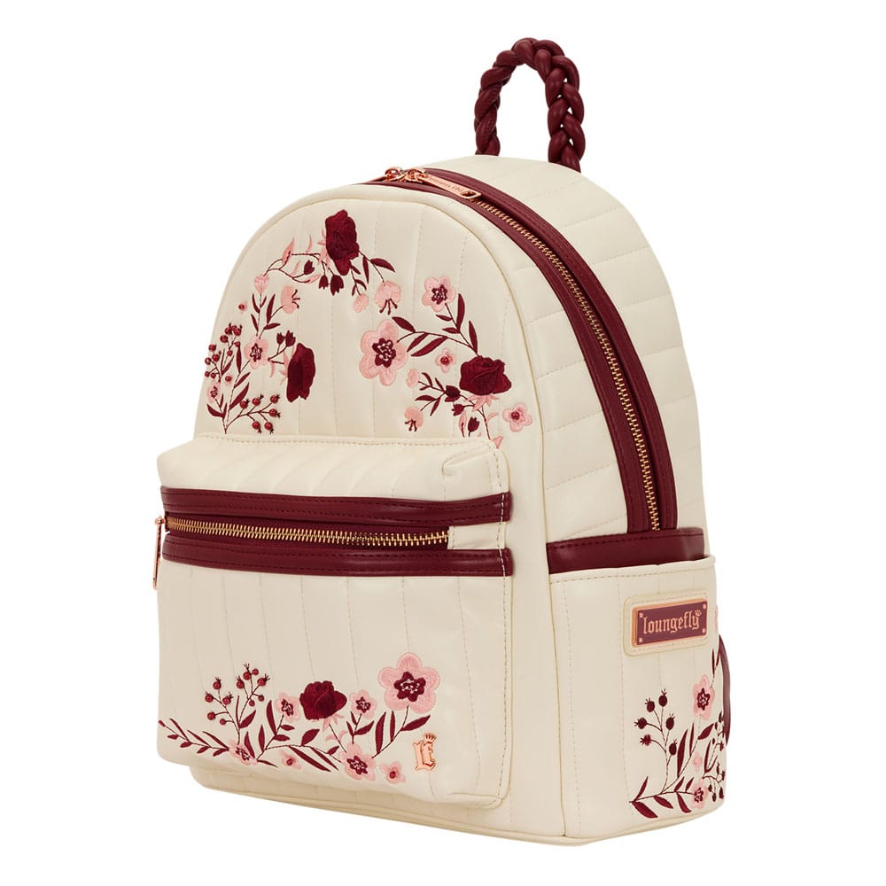 Vorbestellung Loungefly Midi-Rucksack Cream & Red Floral
