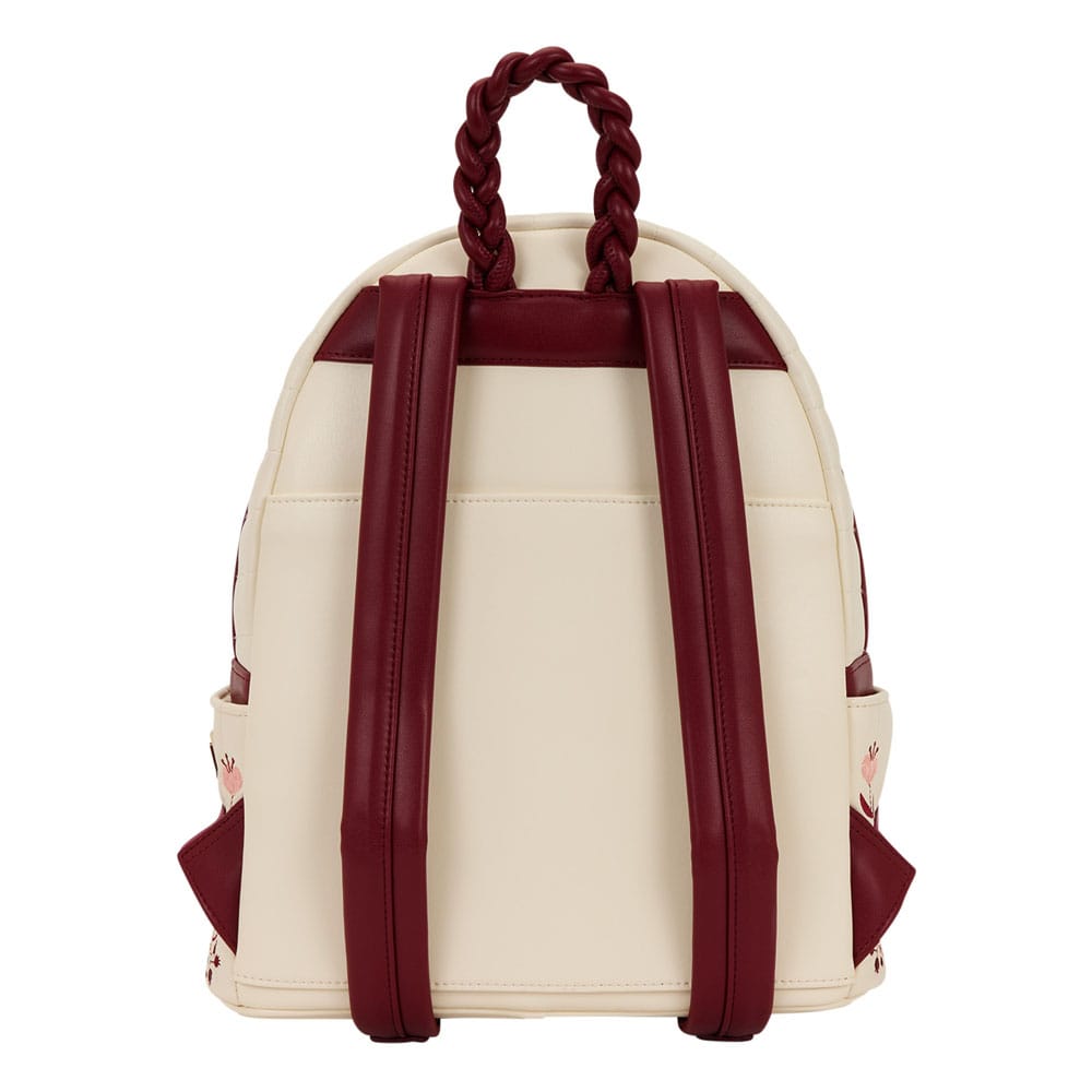 Vorbestellung Loungefly Midi-Rucksack Cream & Red Floral