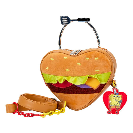 Vorbestellung Nickelodeon by Loungefly Umhängetasche Spongebob Krabby Patty Plush