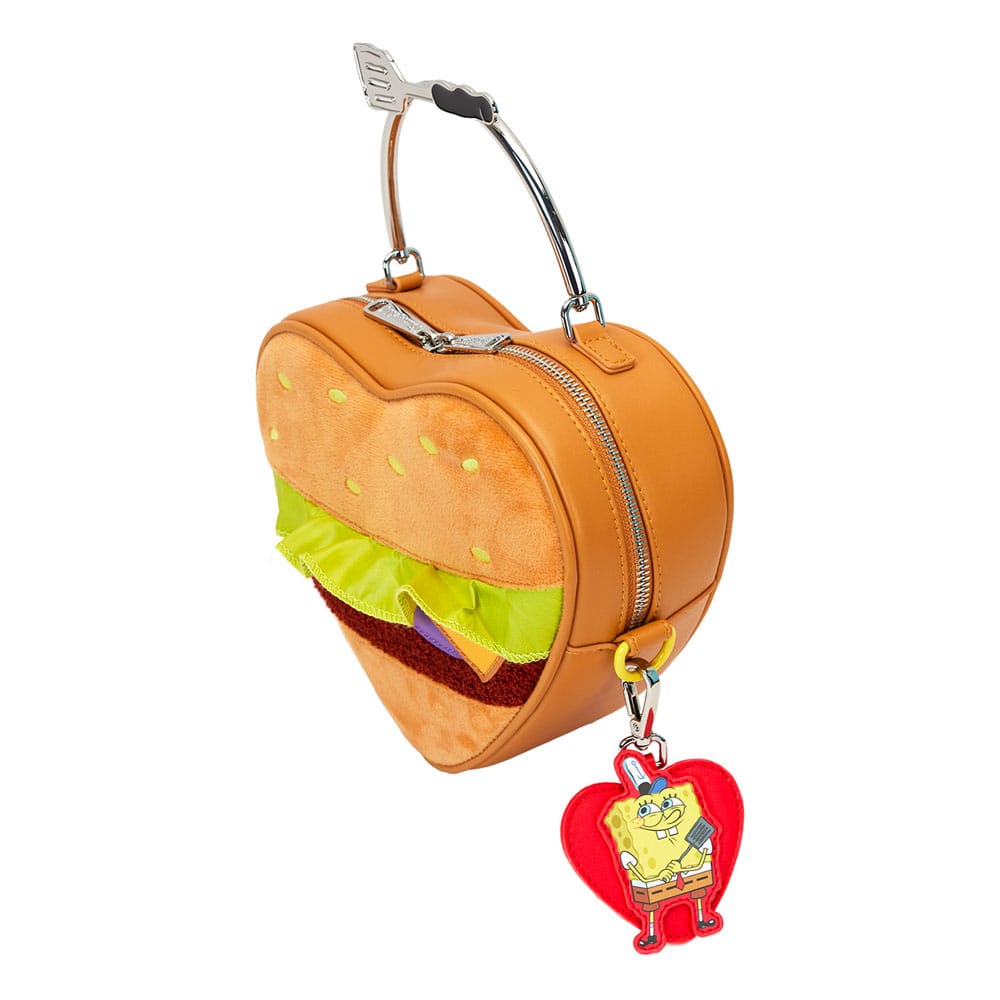 Vorbestellung Nickelodeon by Loungefly Umhängetasche Spongebob Krabby Patty Plush