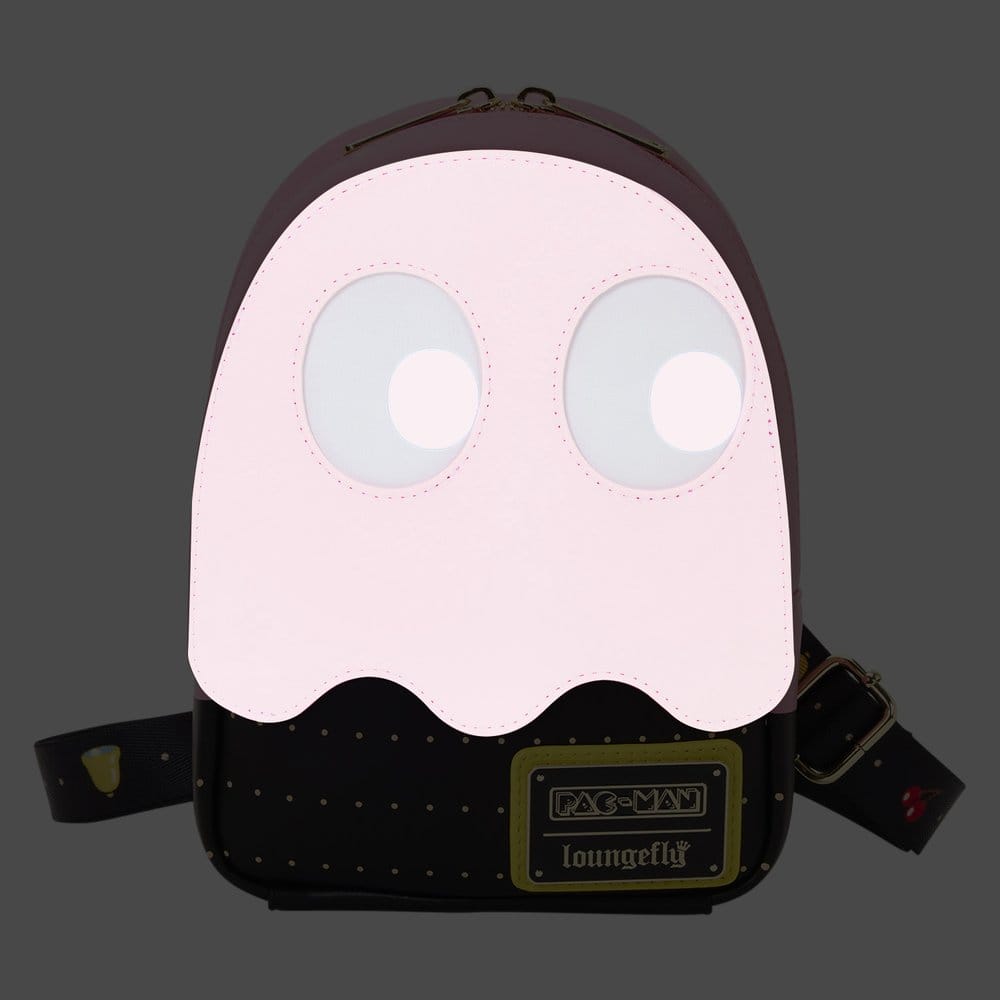 Vorbestellung Pac-Man by Loungefly Sling Brusttasche / Umhängetasche Pinky Ghost