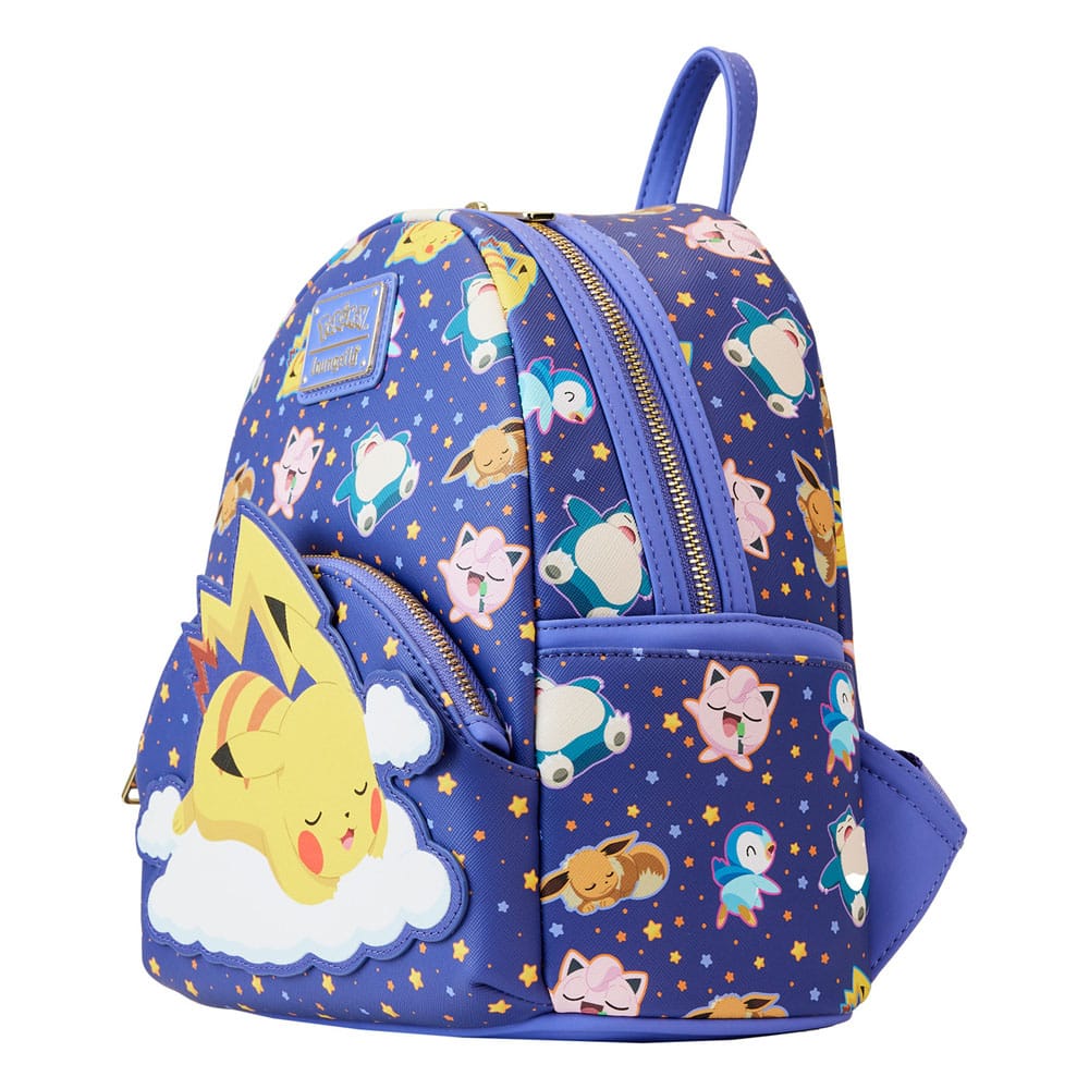 Vorbestellung Pokemon by Loungefly Mini Rucksack Sleeping Pikachu and Friends