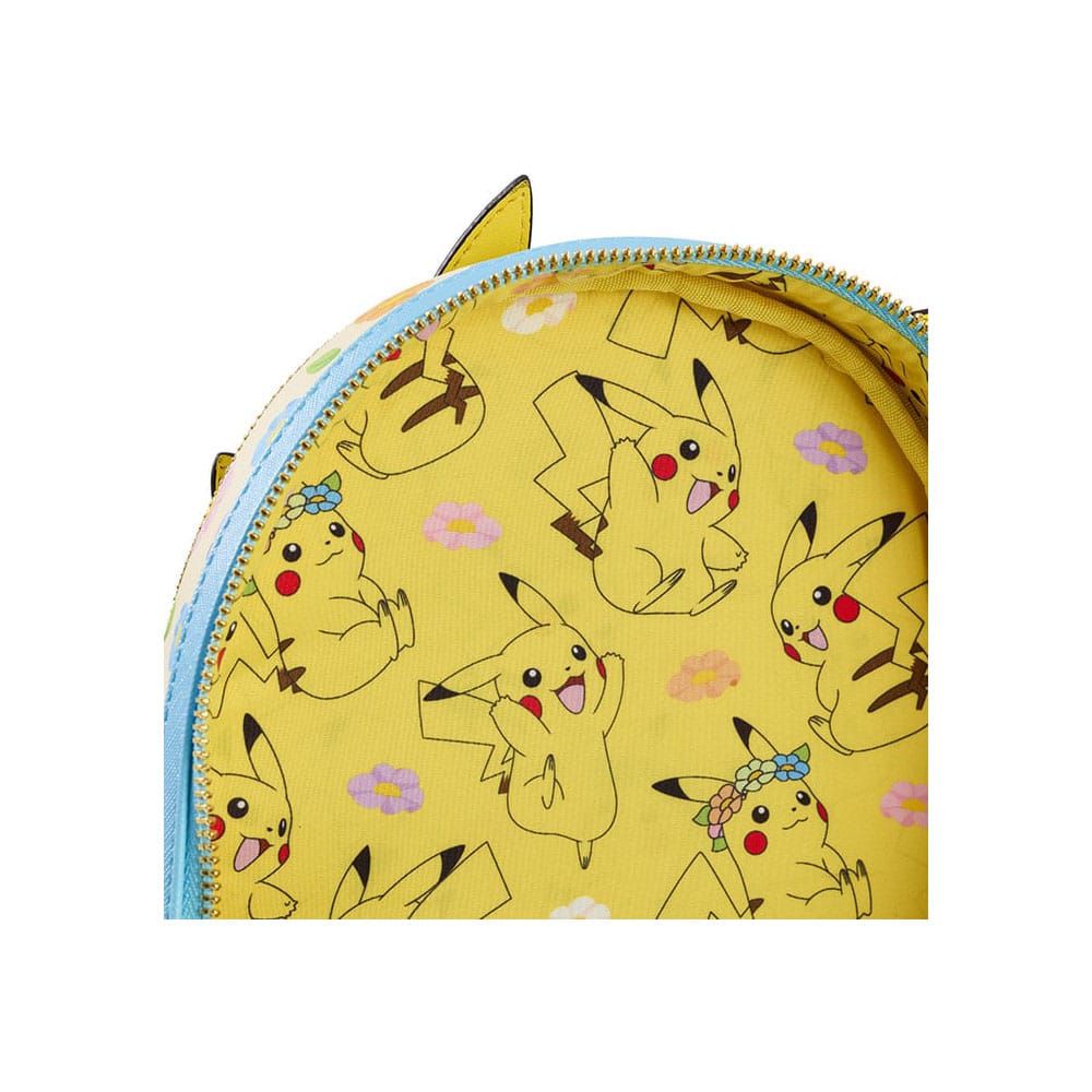 Vorbestellung Pokemon by Loungefly Mini Rucksack Sleeping Pikachu Floral Crown
