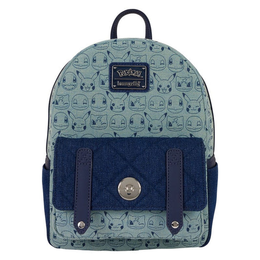 Vorbestellung Pokemon by Loungefly Mini Rucksack Faux Denim