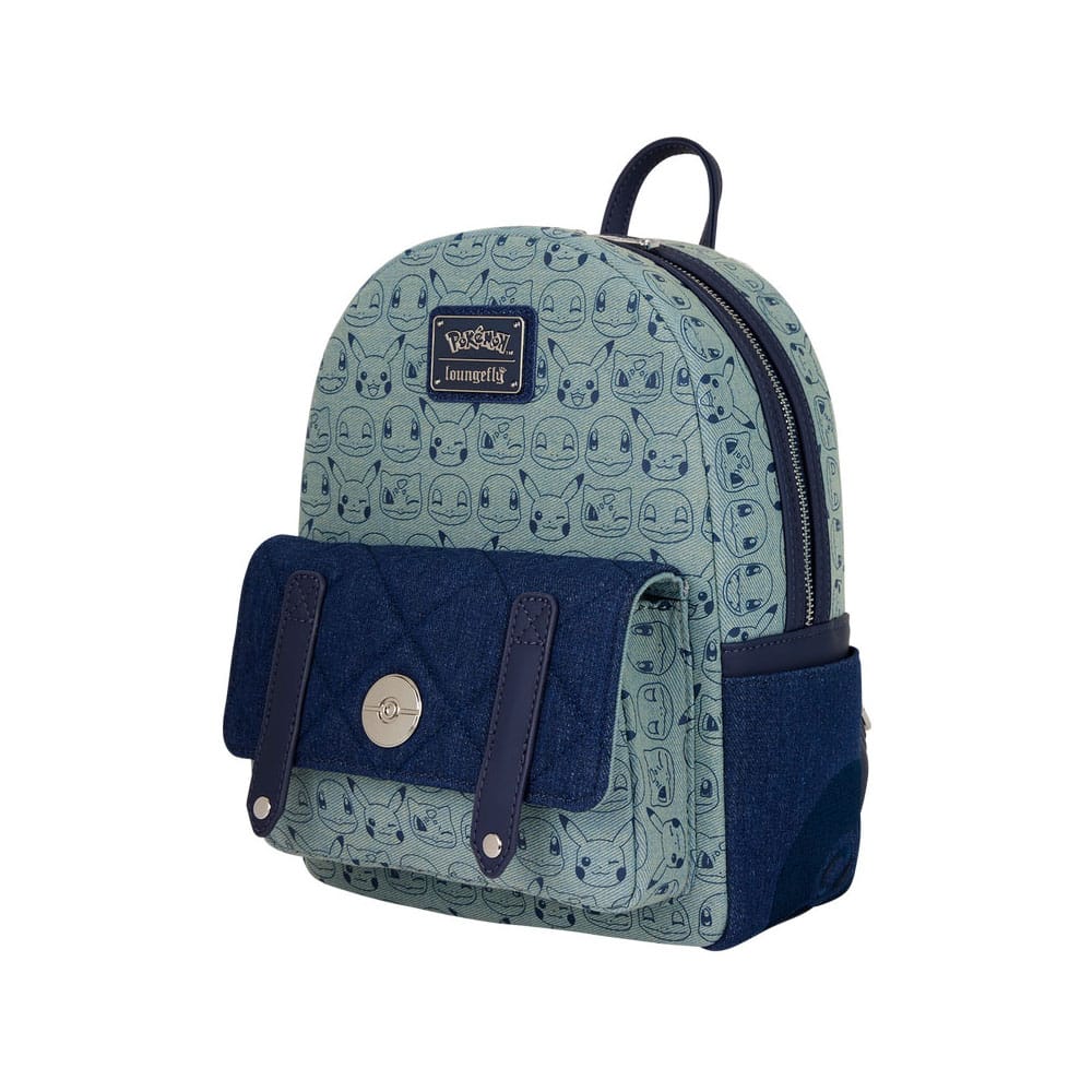 Vorbestellung Pokemon by Loungefly Mini Rucksack Faux Denim