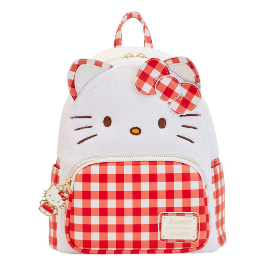 Vorbestellung Sanrio by Loungefly Mini Rucksack Hello Kitty Gingham Cosplay
