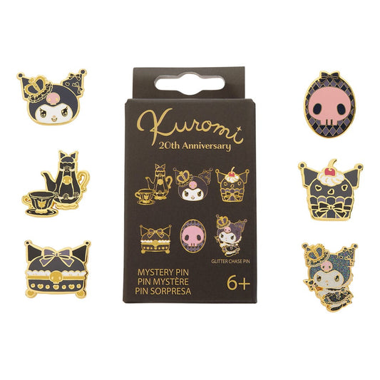 Vorbestellung Sanrio by Loungefly Ansteck-Pins Blind Box 20th Anniversary Kuromi