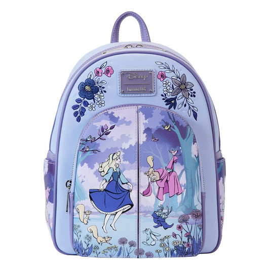 Vorbestellung Disney by Loungefly Mini-Rucksack Sleeping Beauty 65th Anniversary Scene