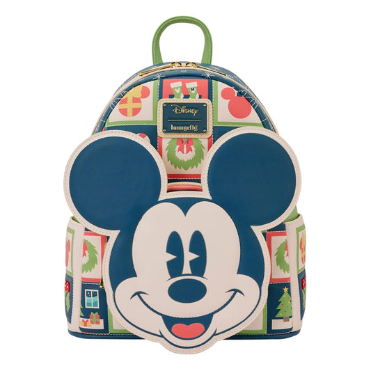 Vorbestellung Disney by Loungefly Mini Rucksack Mickey and Minnie Holiday